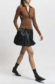 Cilian Rib Polo Sweater