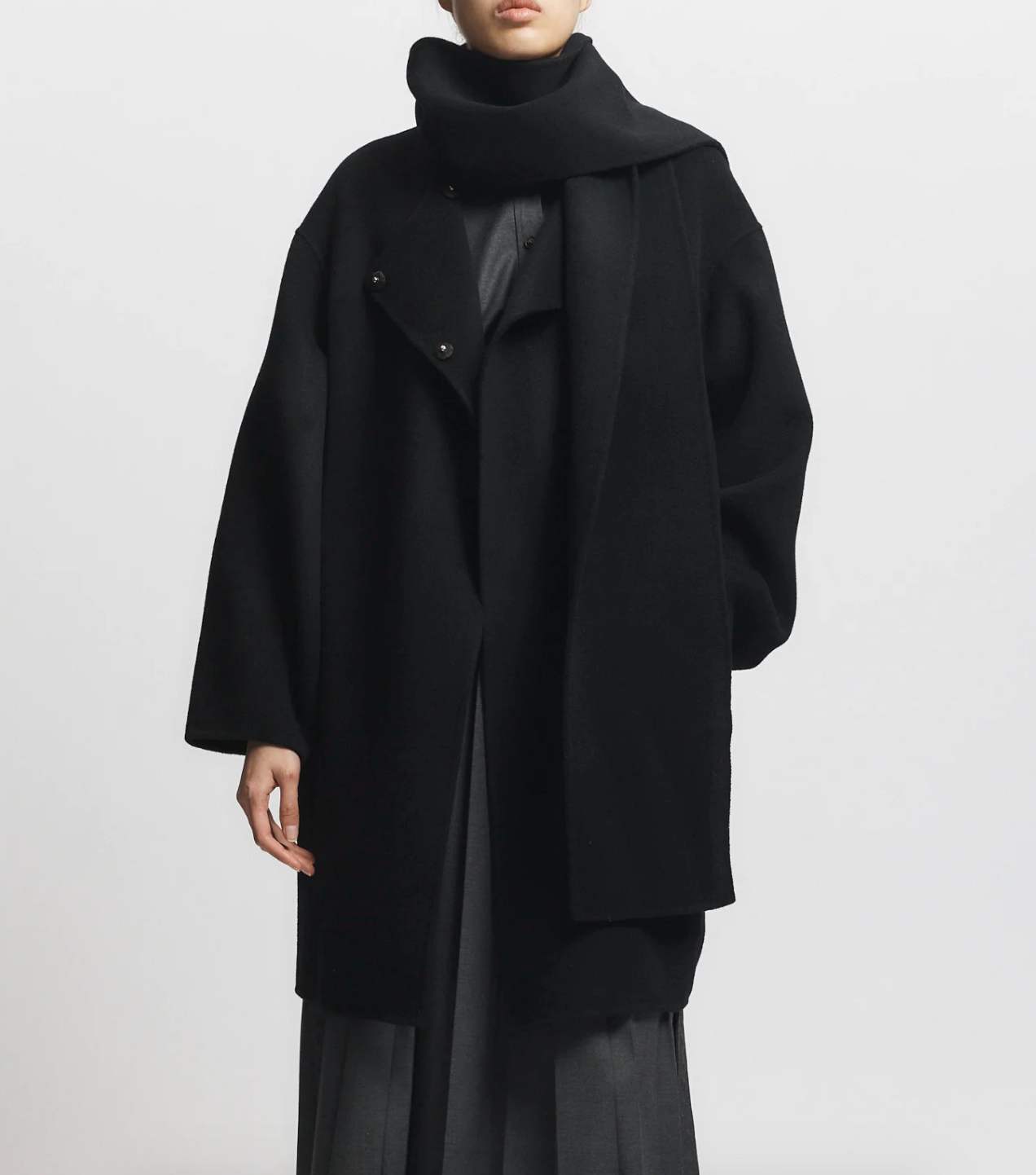 Orla Wool Scarf Coat