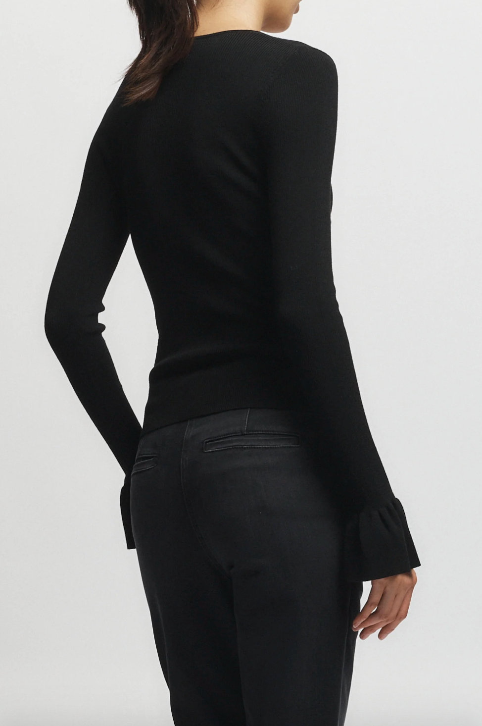 Watson Ruffle Knit Sweater