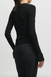 Watson Ruffle Knit Sweater