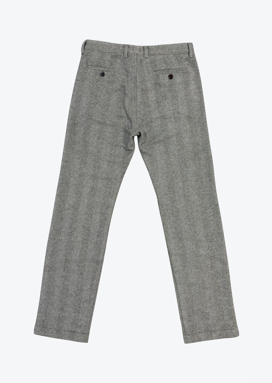 Herringbone Straight Leg Pants
