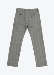 Herringbone Straight Leg Pants