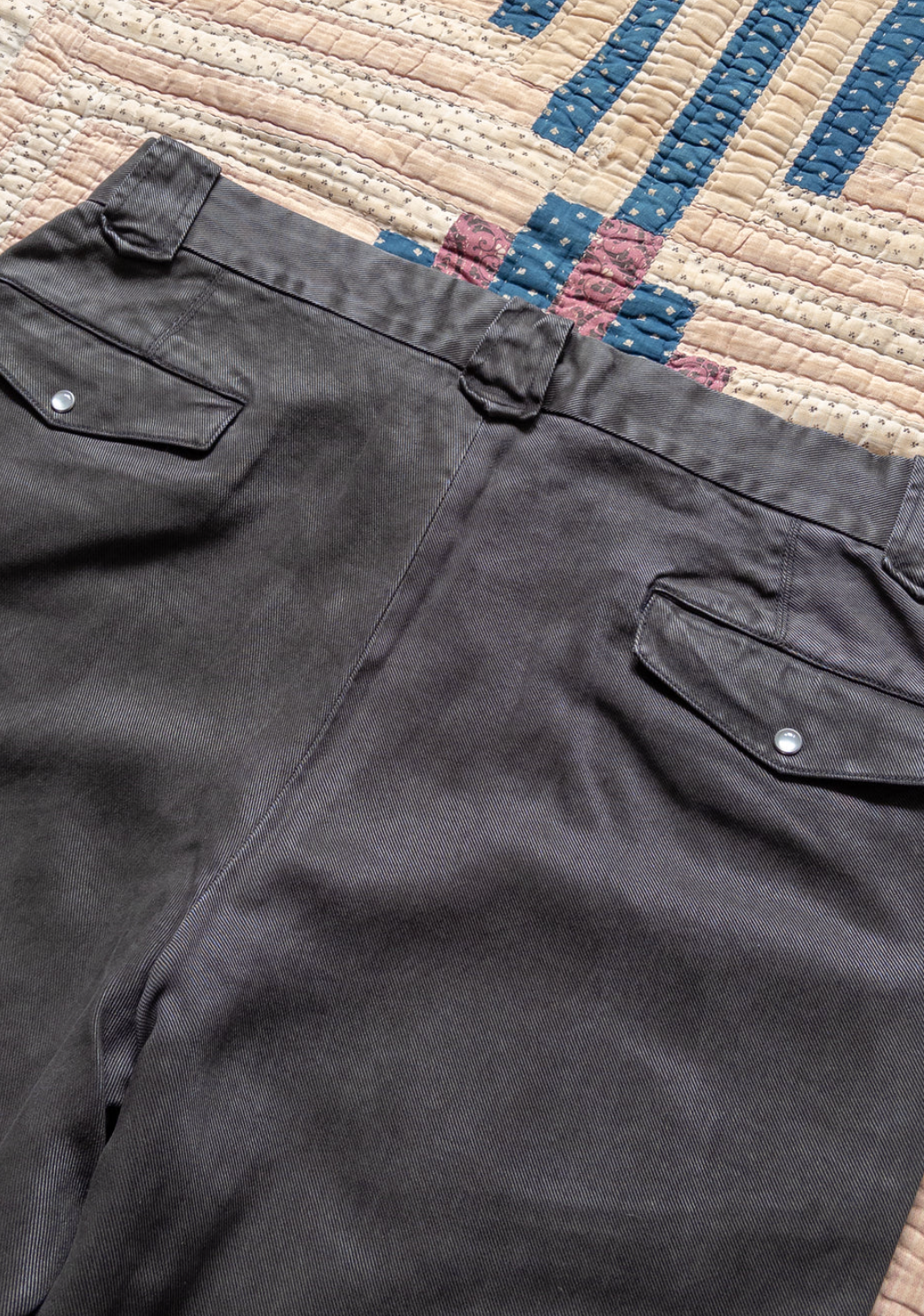 Tencel Gabardine Western Pant in Faded Black