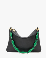 Shortie Strap in Emerald Sardine shown on bag