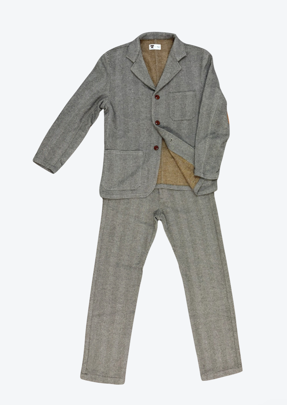 Herringbone Work Blazer
