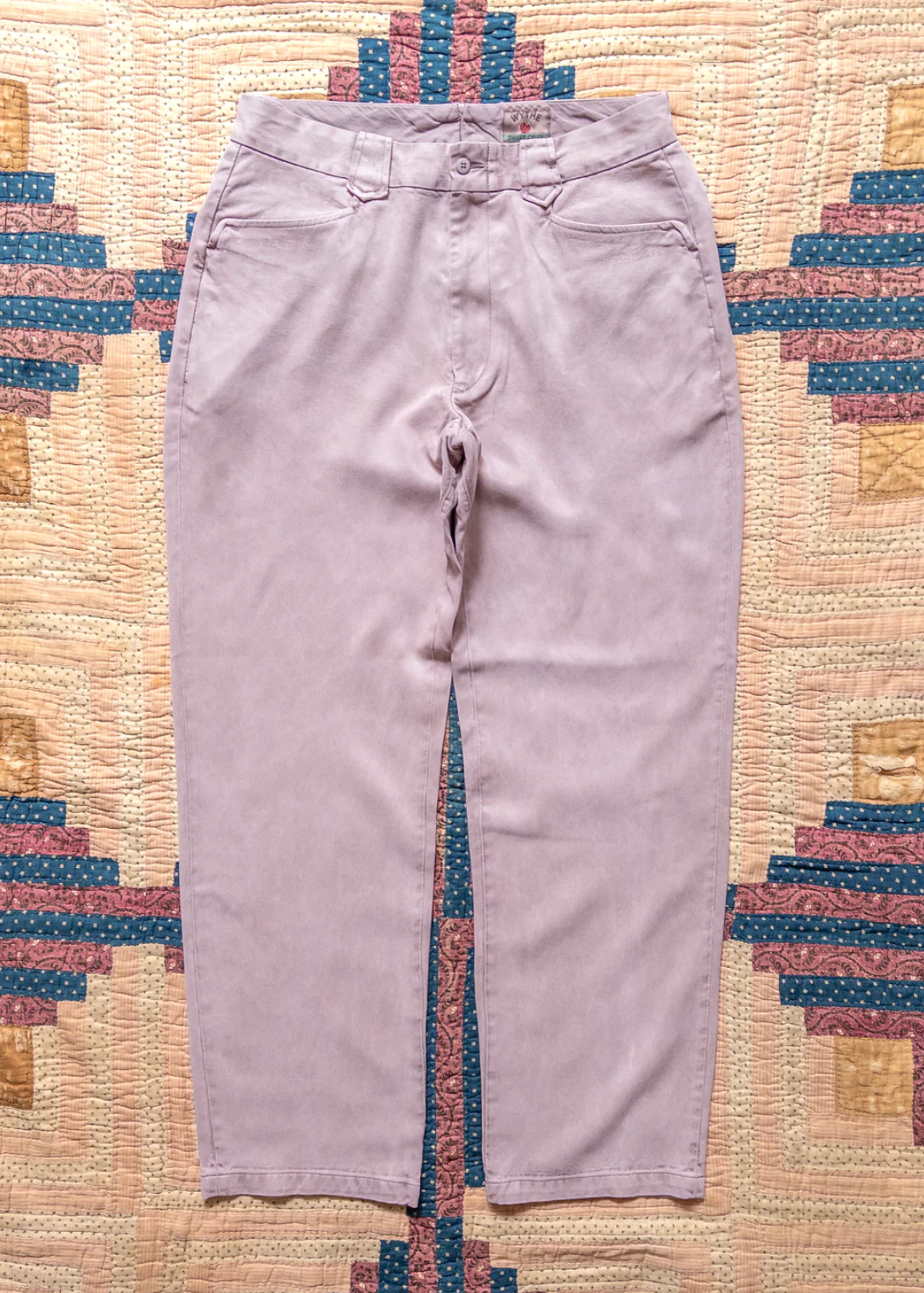 Tencel Gabardine Western Pant in Mauve