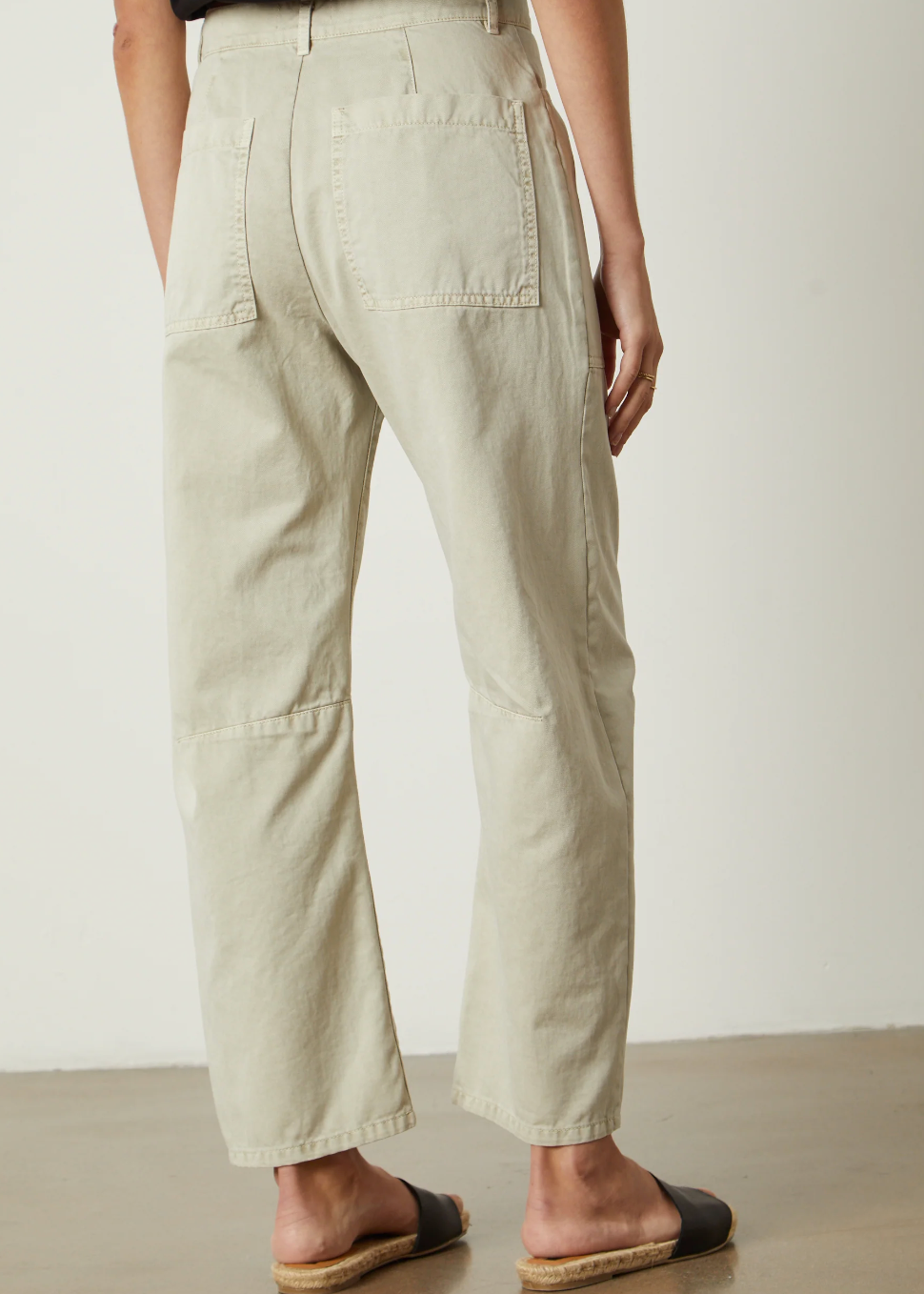 Brylie Sanded Twill Pant in Ancient