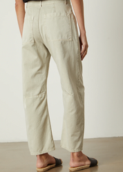 Brylie Sanded Twill Pant in Ancient