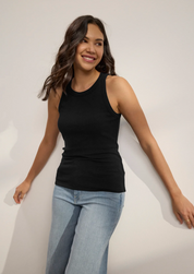 Cruz Tank Top in Black