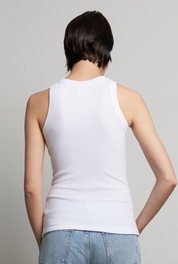 Cruz Tank Top in White