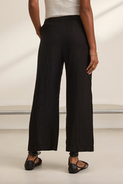 Lola Linen Pant in Black