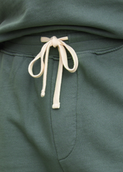 Person wearing Velvet Men's Beckett Sweatshorts in Shrub