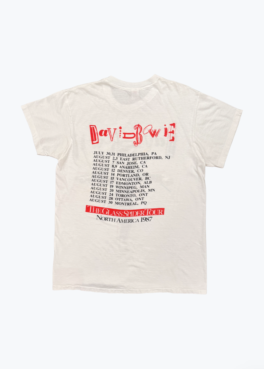 Vintage David Bowie 1987 Glass Spider Tour Tee