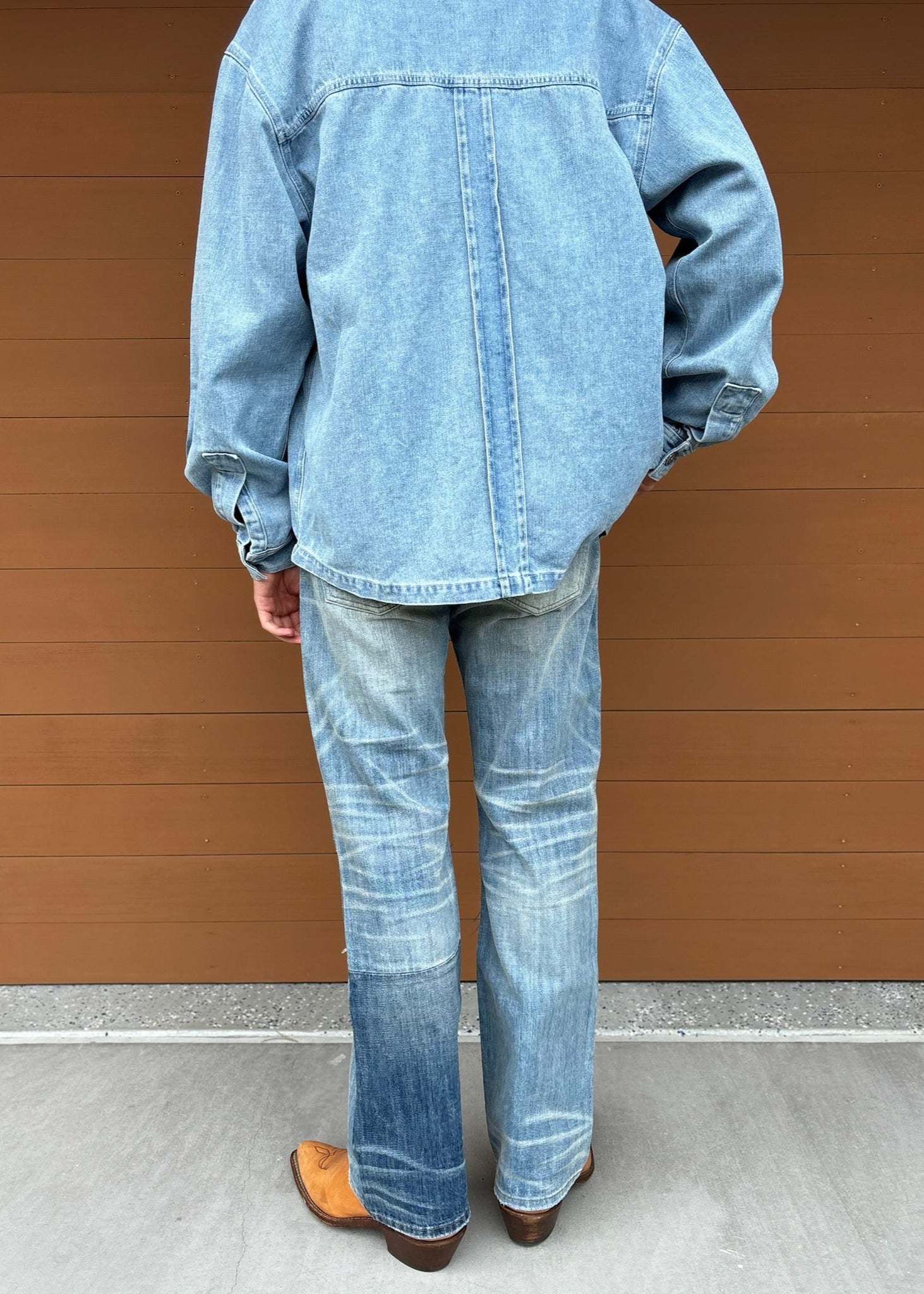 Dad Straight Leg Quilted Jeans