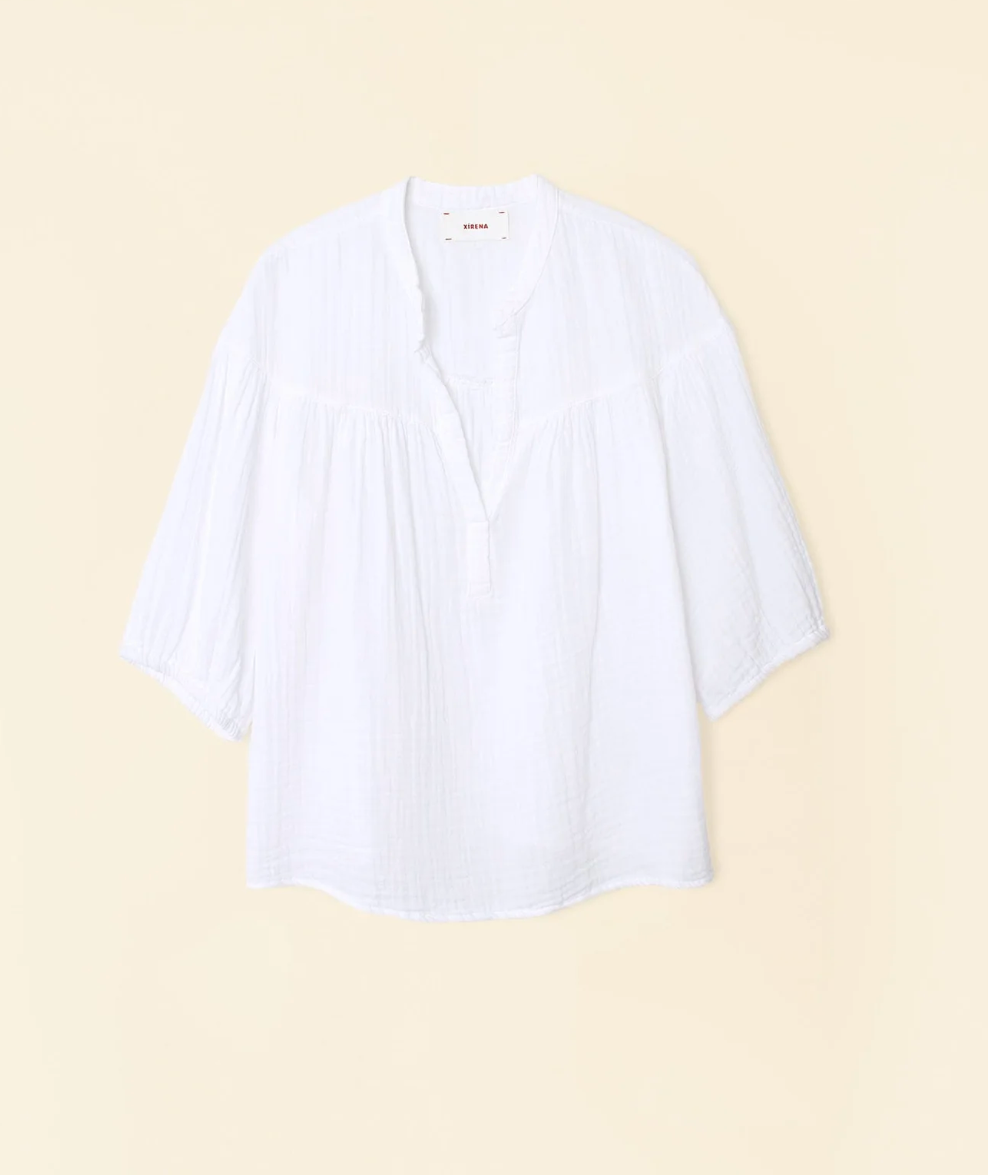 Clem Top in White