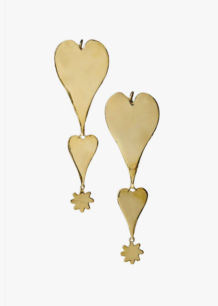 ariana boussard-reifel Alkaid Earrings brass