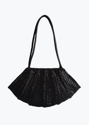 bembien womens Venera Bag in Black woven leather
