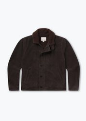 citizens of humanity mens Deck Suede Jacket In Brown
