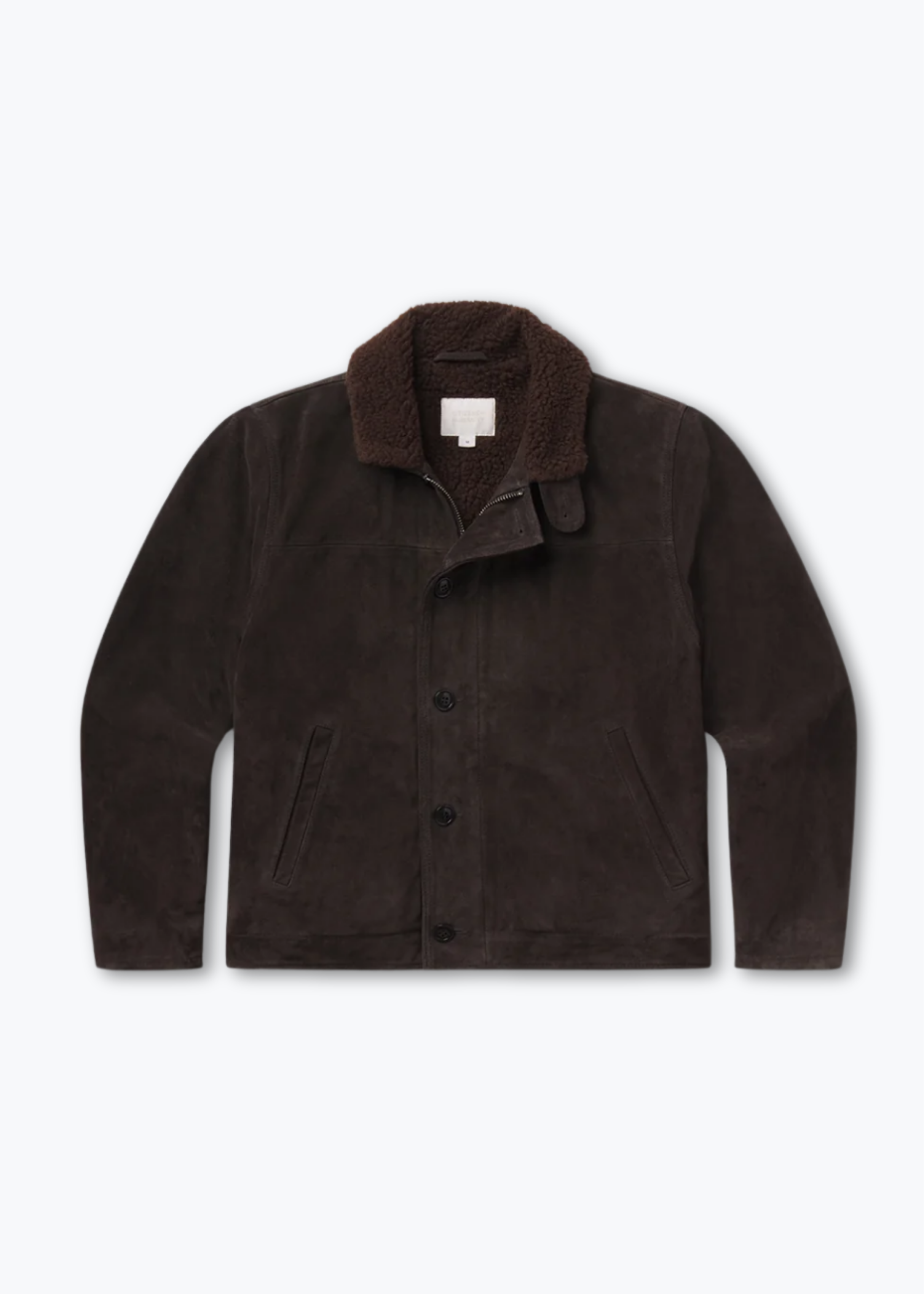 citizens of humanity mens Deck Suede Jacket In Brown