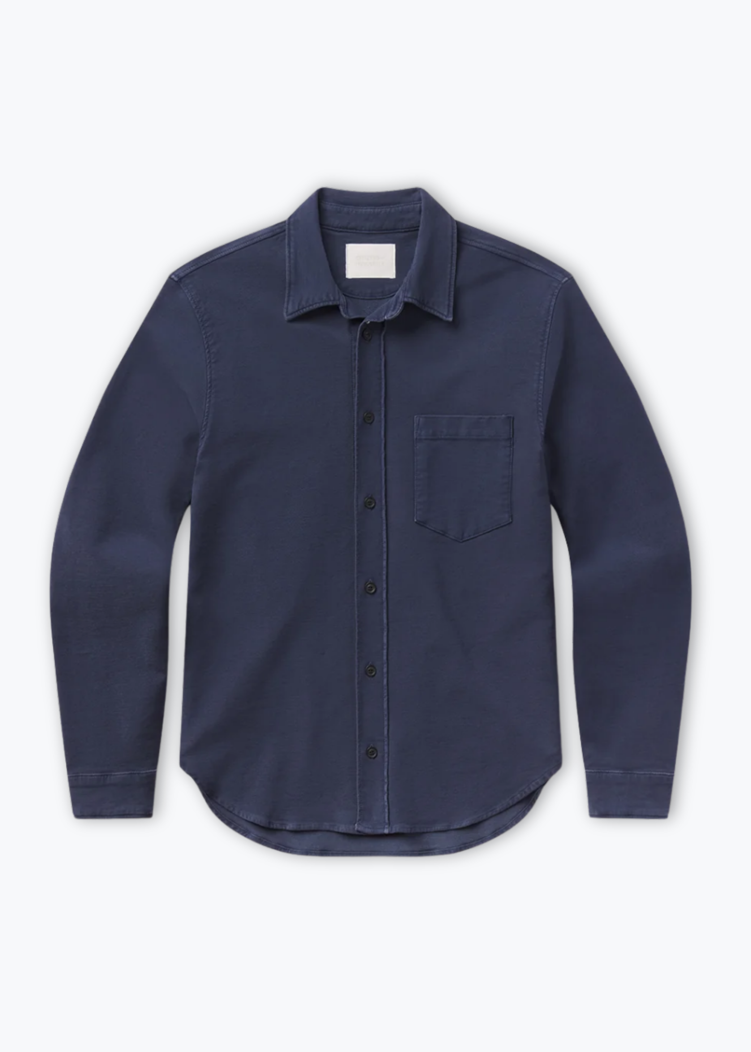 citizens of humanity mens Luca Bucket Dye Shirt French Terry In Indigo