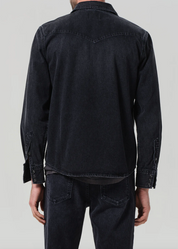 Western Shirt In Vintage Black