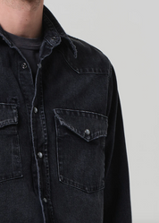 Western Shirt In Vintage Black