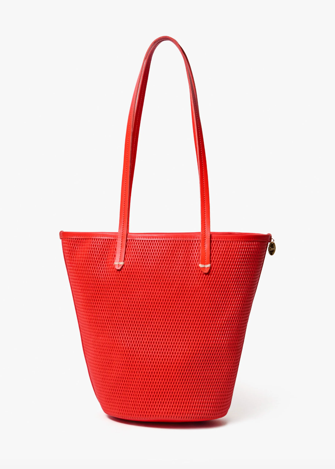 clare v Choupette Bucket Bag in Bright Poppy
