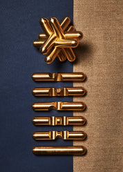 craighill luxury Jack Puzzle - Brass