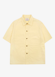 dehen 1920 mens Short Sleeve Skyliner Shirt in Lemon Twill