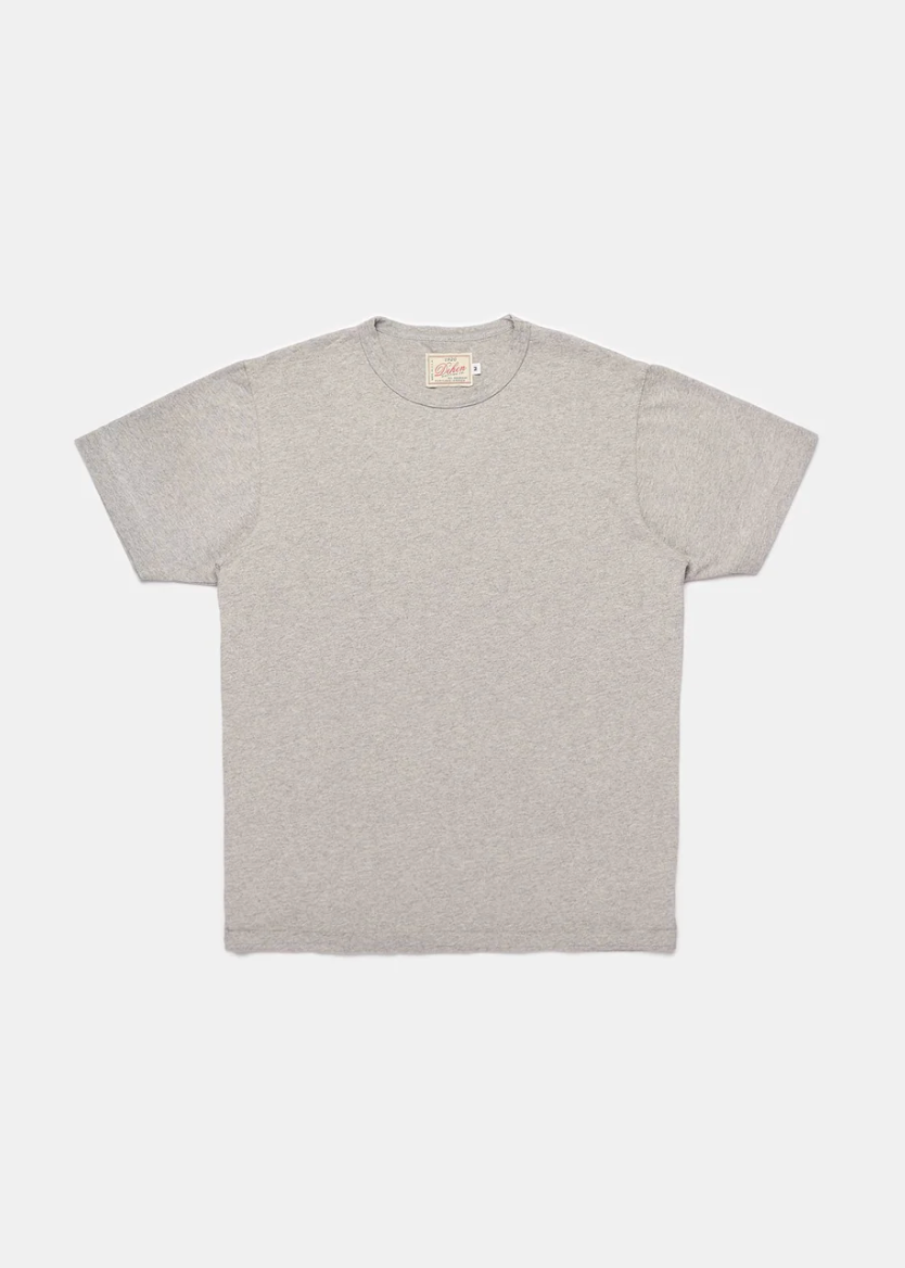 dehen 1920 mens cotton Heavy Duty Tee in Heather