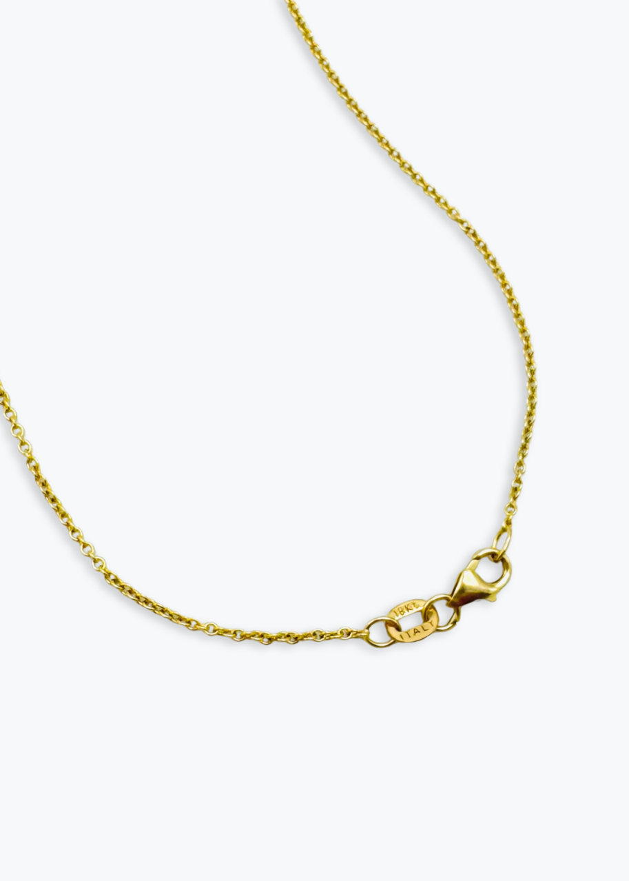 dunton ellerkamp fine jewelry 18k yellow gold Cable Chain Necklace