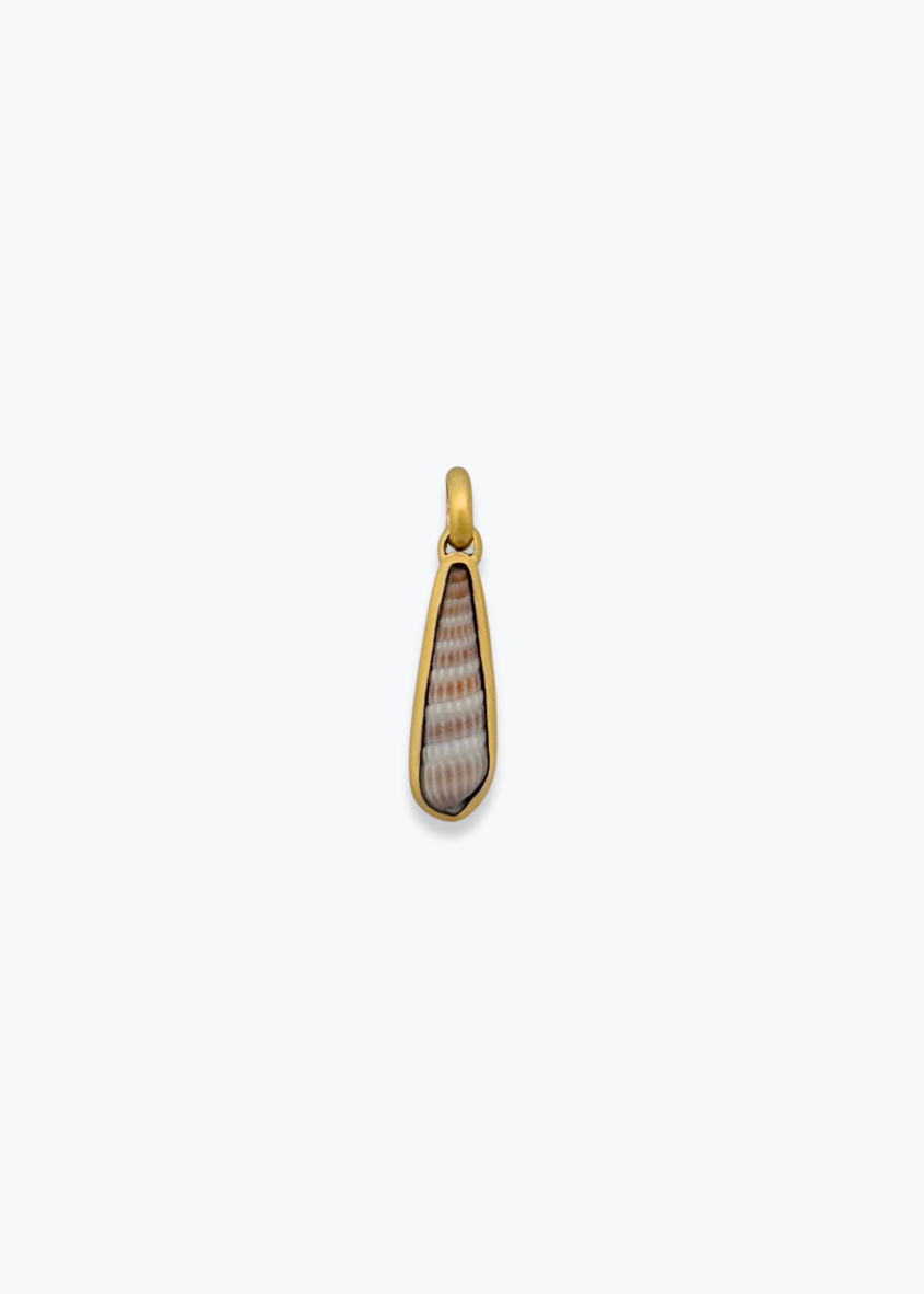 dunton ellerkamp fine jewelry 18k yellow gold One-of-a-Kind Cone Shell Pendant