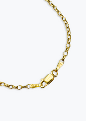 dunton ellerkamp fine jewelry 18k yellow gold Oval Rolo Chain