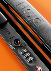 floyd Cabin Luggage in Hot Orange