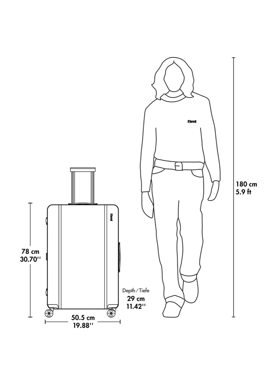 floyd Trunk Luggage dimensions