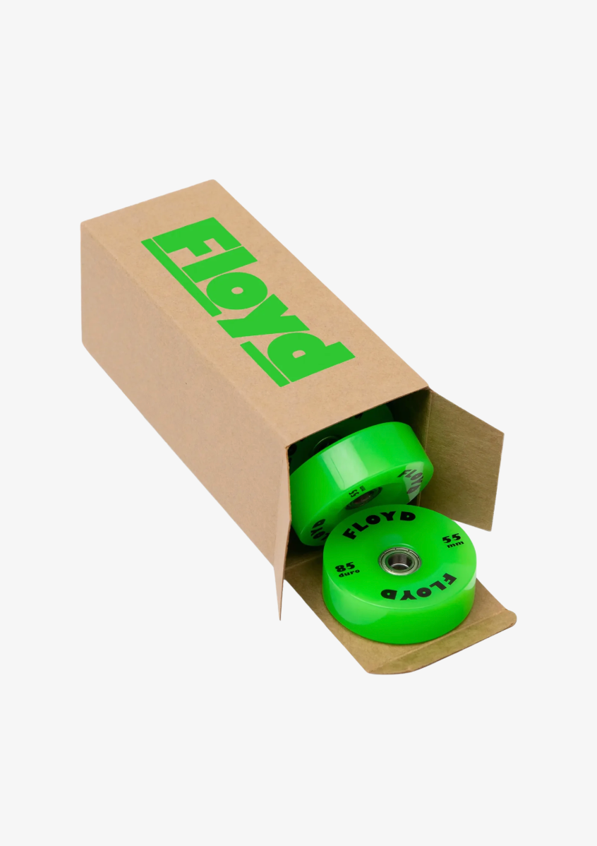floyd luggage Wheel Set in Laser Green
