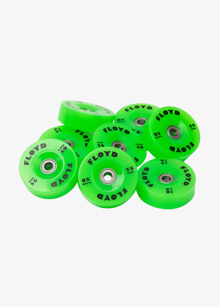 floyd luggage Wheel Set in Laser Green