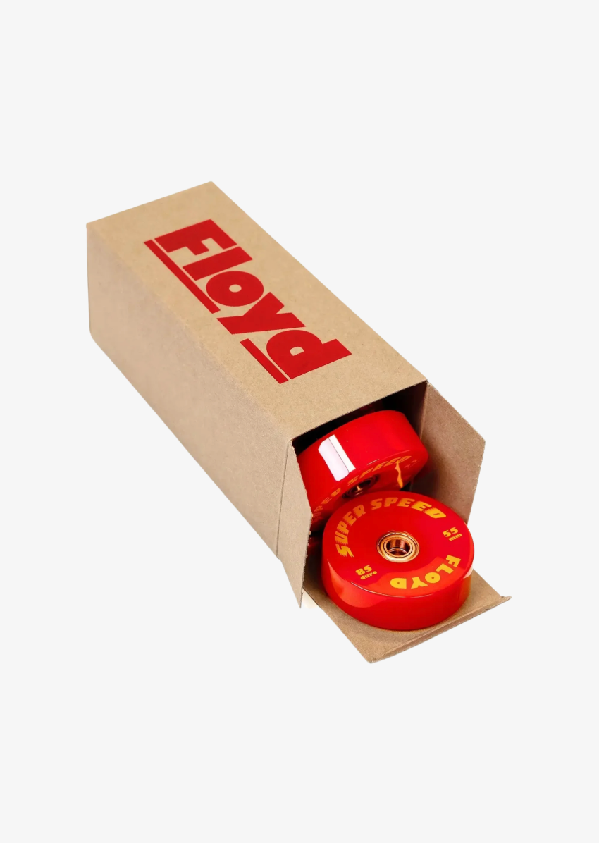 floyd luggage Wheel Set in Super Speed Red