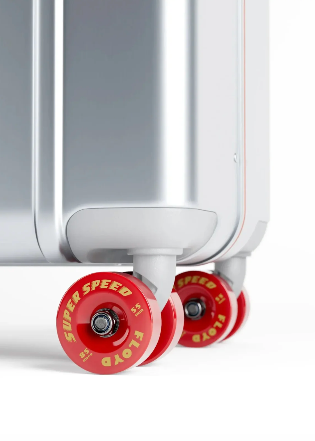 floyd luggage Wheel Set in Super Speed Red