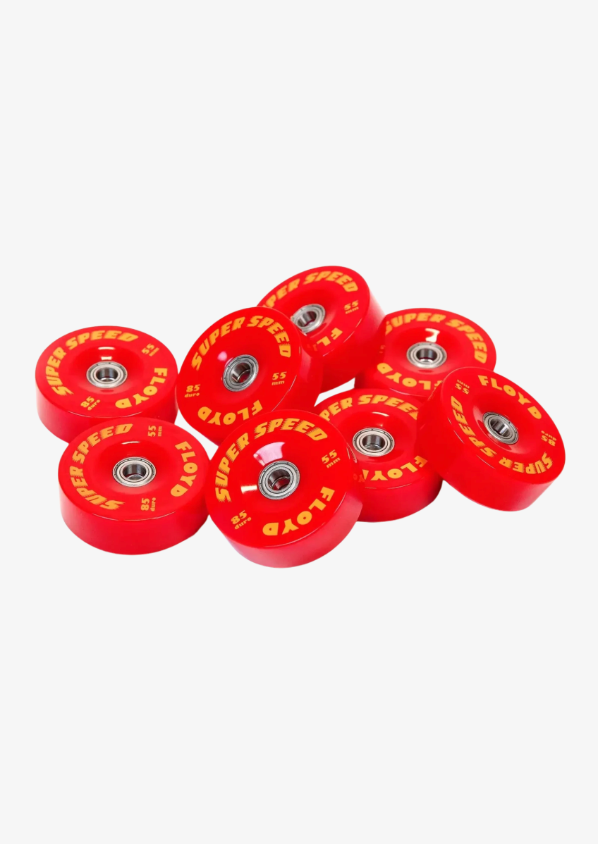 floyd luggage Wheel Set in Super Speed Red