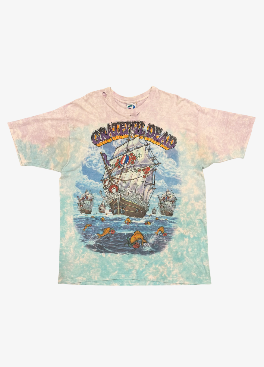 freds vintage Vintage Grateful Dead Ship of Fools Tee