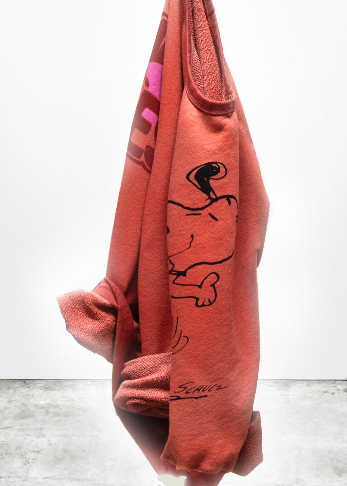 freecity clothing unisex Basicgoodness Schulz Supervintage Yumm Raglan burnpowder orange red