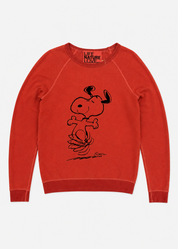 freecity clothing unisex Basicgoodness Schulz Supervintage Yumm Raglan burnpowder orange red