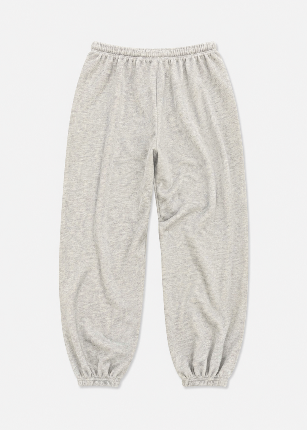 freecity unisex Basic Goodness Light Terry Fluff OG Sweatpant in Heather Oats gray