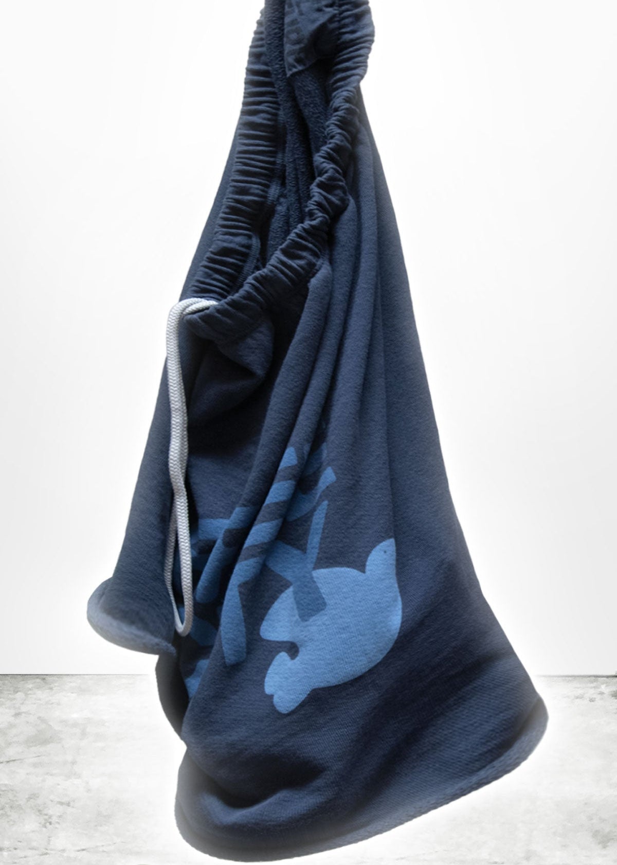 freecity unisex Cutoff Sweatshorts in Moonshrooms Blue