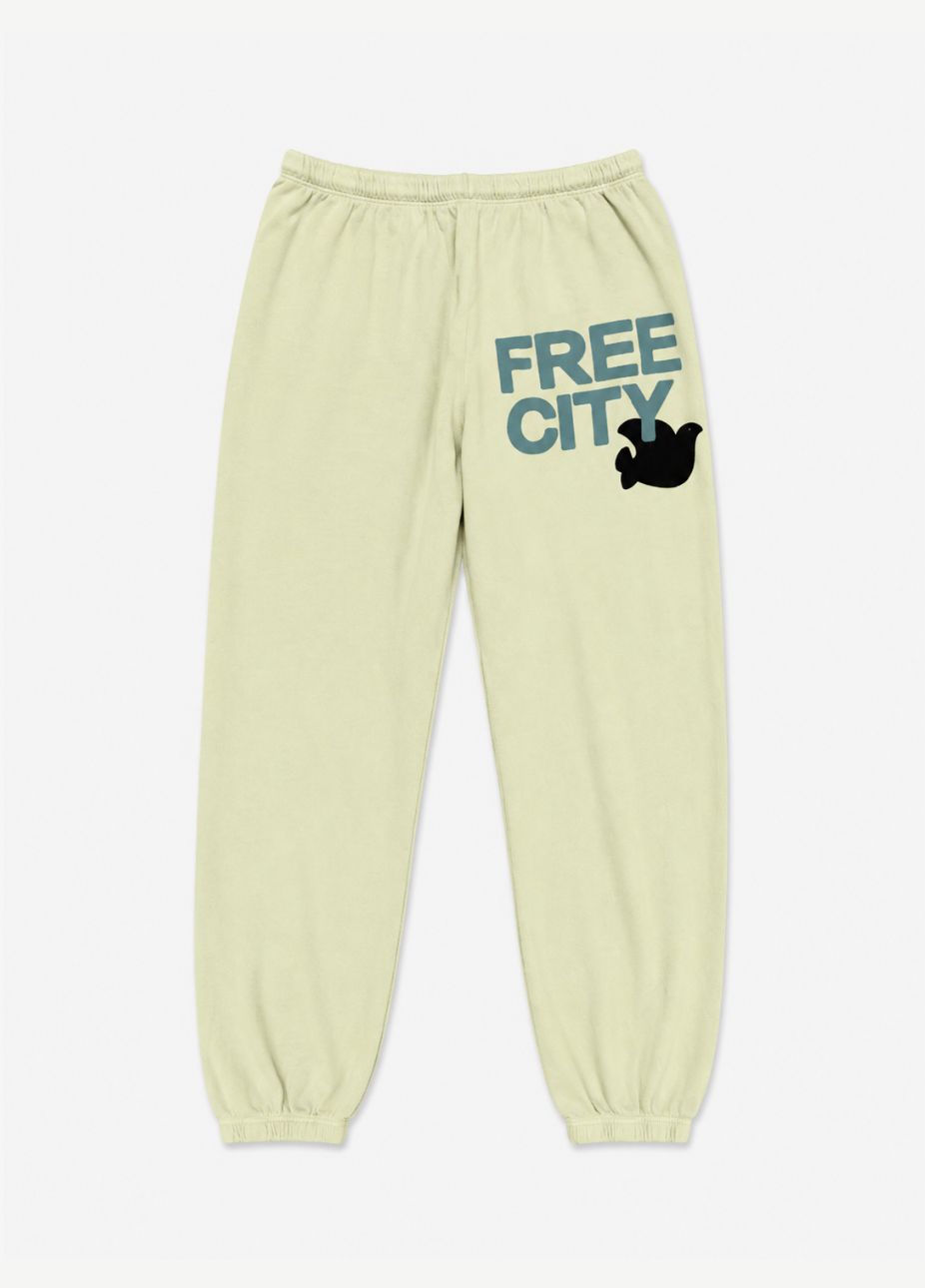 freecity unisex Flow Sweatpant in Sage