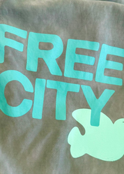 freecity unisex Matte/Satin Back/Pocket Short in Eatgreen Powder green
