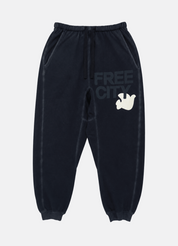 freecity unisex Sunfades Pocket Sweatpant in Black Space grey black navy