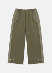 freecity womens One-of-a-Kind RTU Flap/Snap Karate Pant green