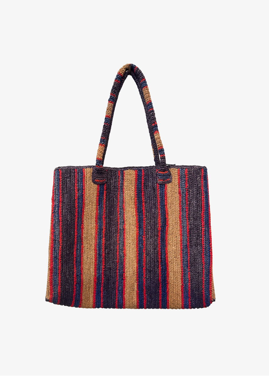 gabrielle frantzen Raffia Little Sister Bag in Denim Days